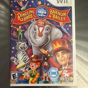 Ringling Bros. Barnum & Bailey Circus Game Nintendo Wii - See Description/Pics